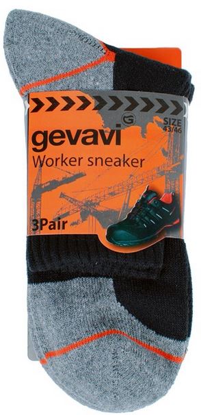 Gevavi Sneaker Sokken GW85 3 Paar